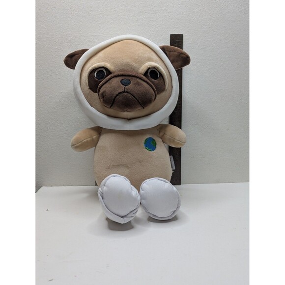 MINISO Life Space Series Space Pug Plush 14” Stuffed Animal Boots HTF - Picture 4 of 9